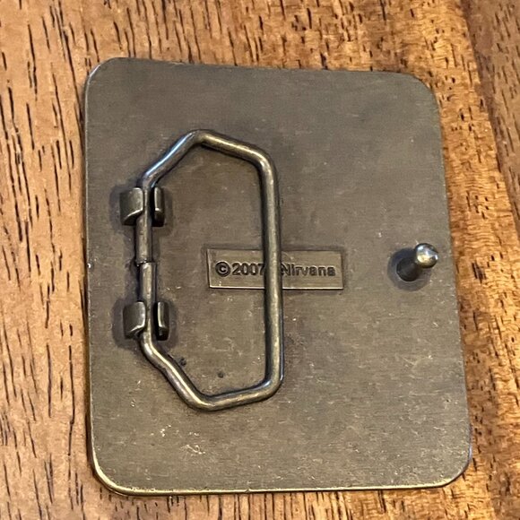 NIRVANA Logo Belt Buckle 2007 Collectible - Picture 2 of 7